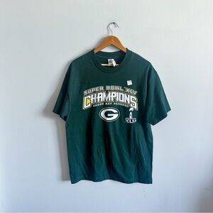 3/$20⚡️Green Bay Packers NFL Super Bowl Champions XLV Short Sleeve Green T-Shirt